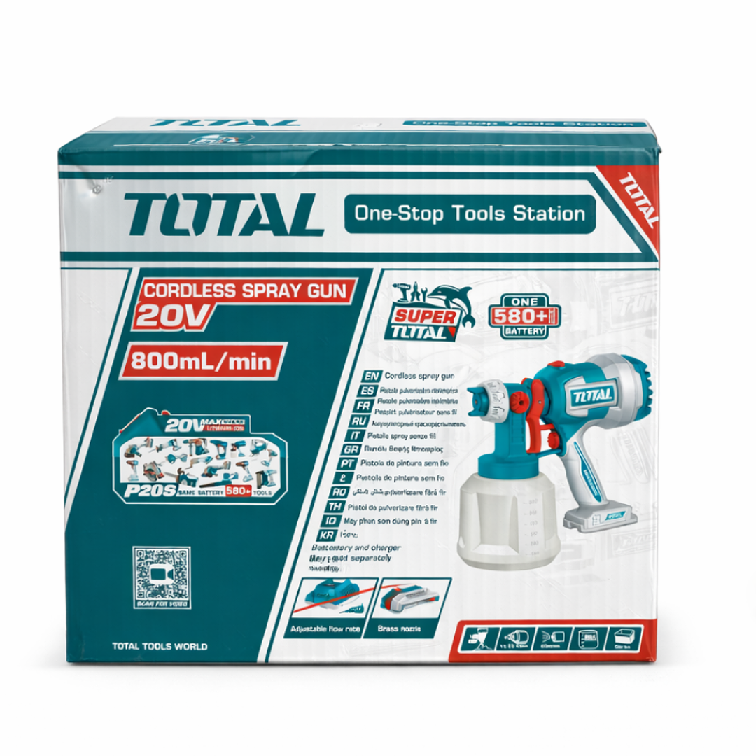 Pistola Pulverizadora Inalámbrica TOTAL 20V