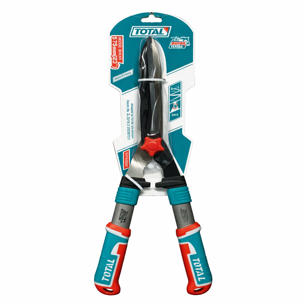 Tijera Cortasetos TOTAL 23” (575 mm) – Alta Precisión y Potencia