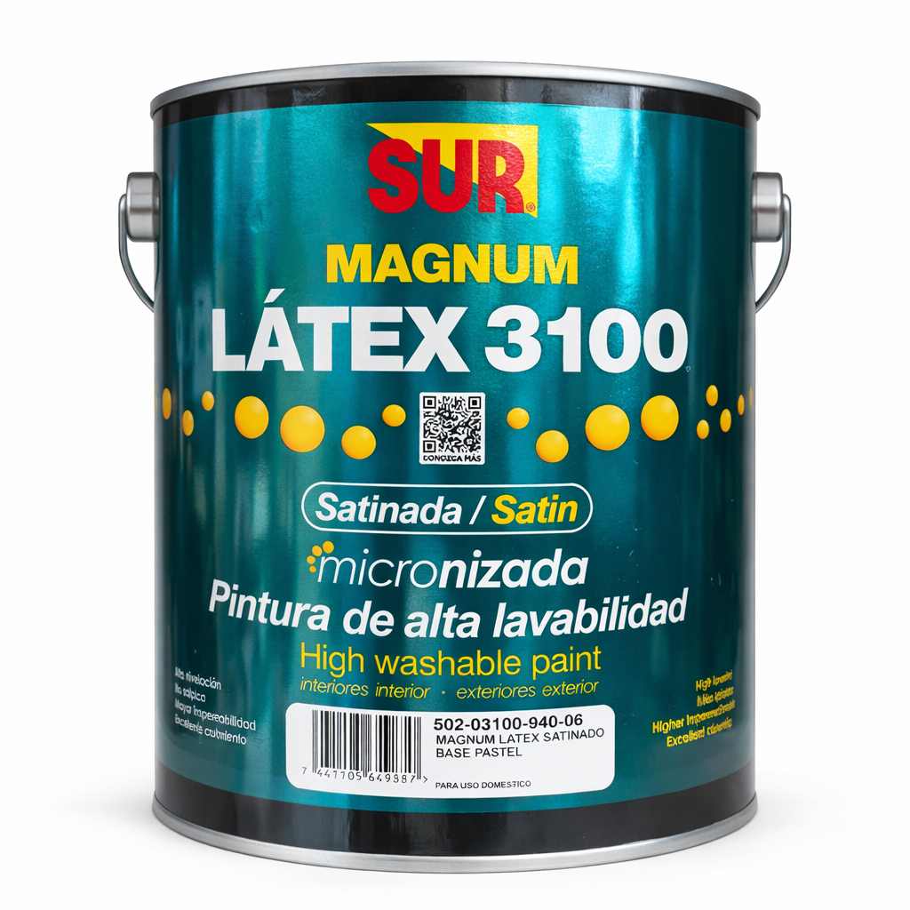 Pintura Látex SUR Magnum 3100 Satinada