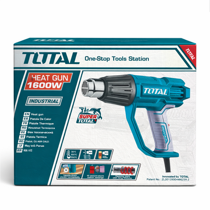 Pistola de Calor TOTAL 1600W Industrial