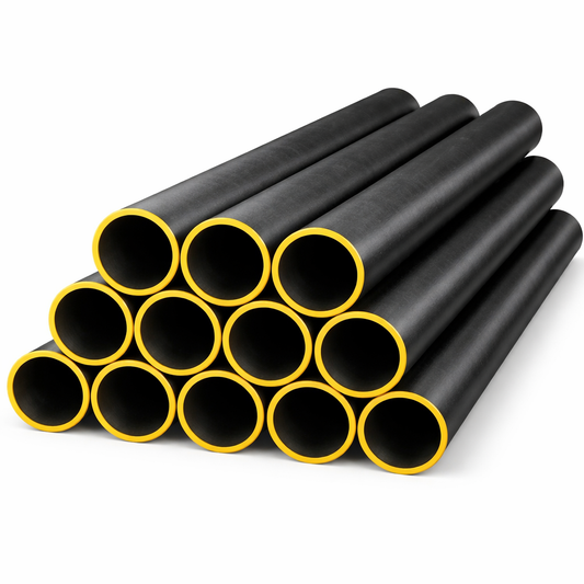 Tubo Redondo de Hierro Negro 2" calibre 1,50