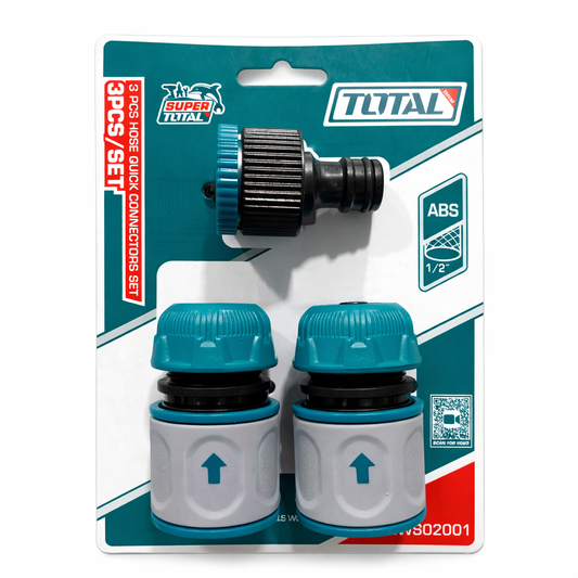 Set de Conectores Rápidos TOTAL 3 Piezas – 1/2”