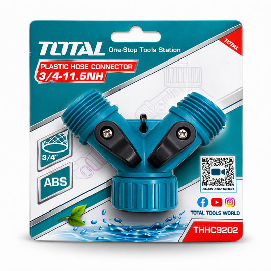 Conector en Y para Manguera TOTAL 3/4”