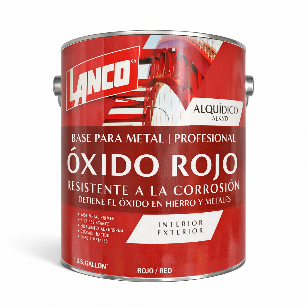Base para Metal LANCO Óxido Rojo Profesional 1 Galón