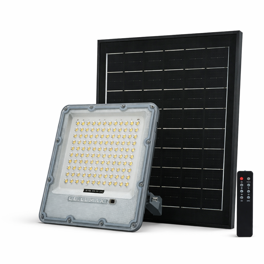 Reflector Solar WELLMAX SOLARIS 200W (Panel Grande + Control Remoto)