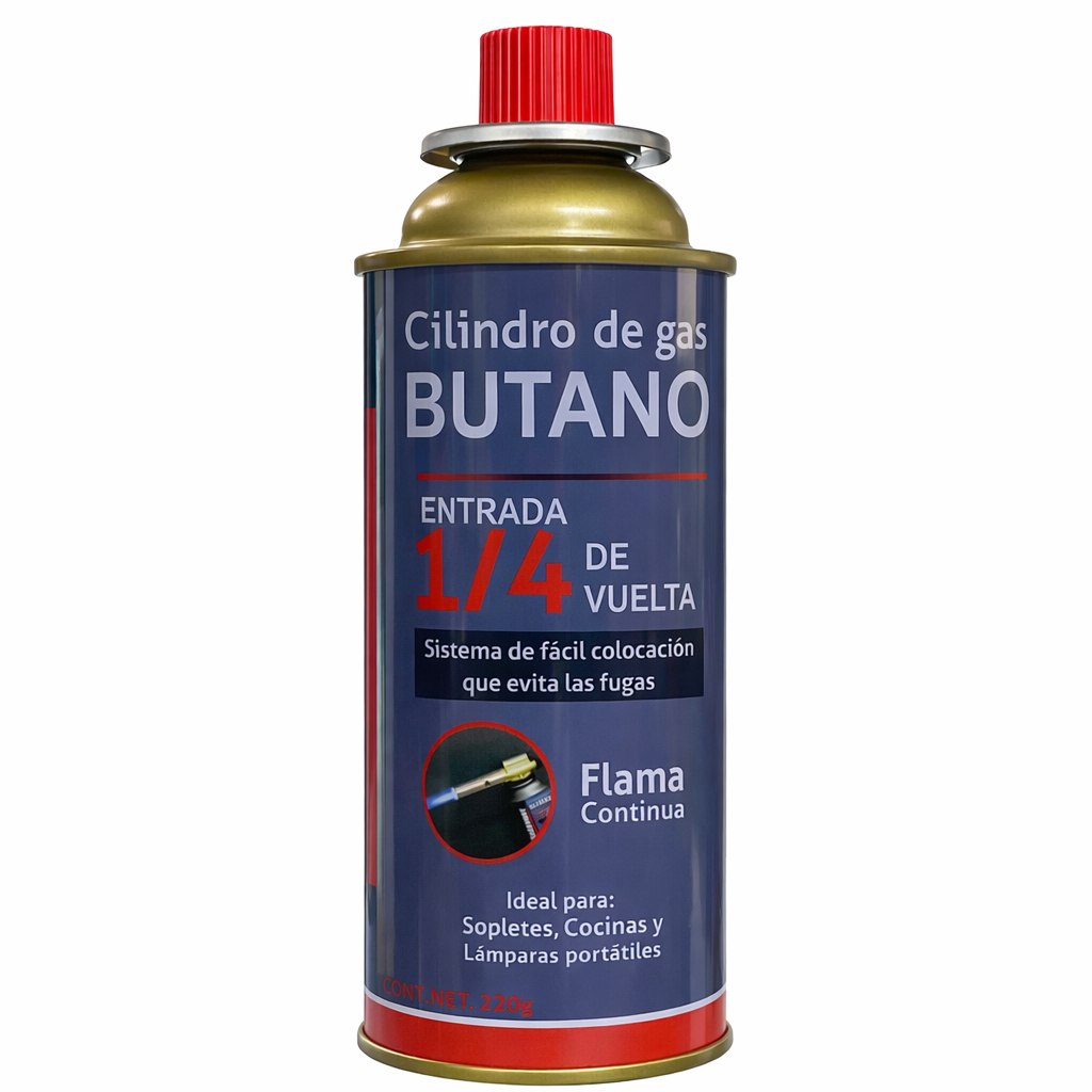 Cilindro de gas Butano 1/4