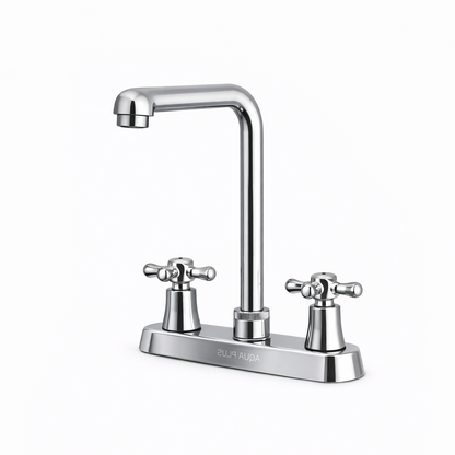 Grifo central para fregadero Doble manija