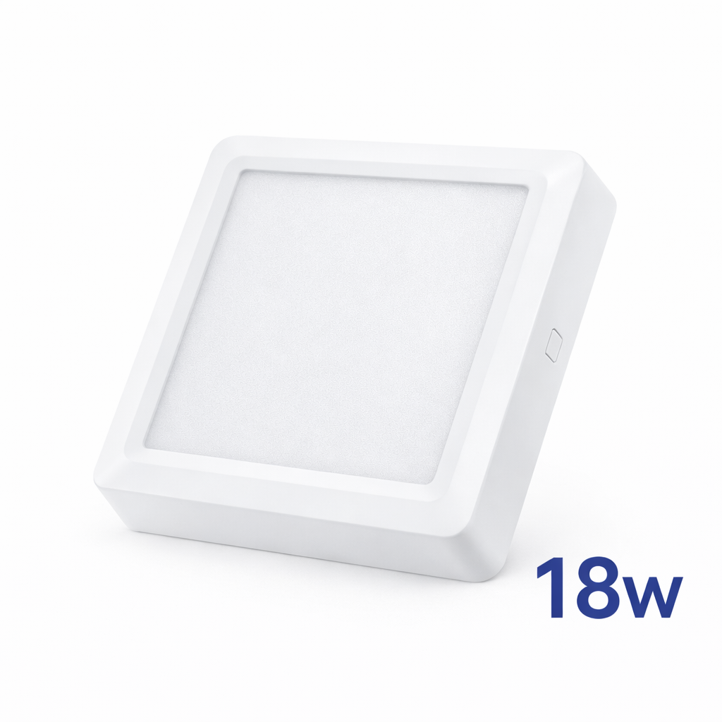 wellmax 18w led panel cuadrada