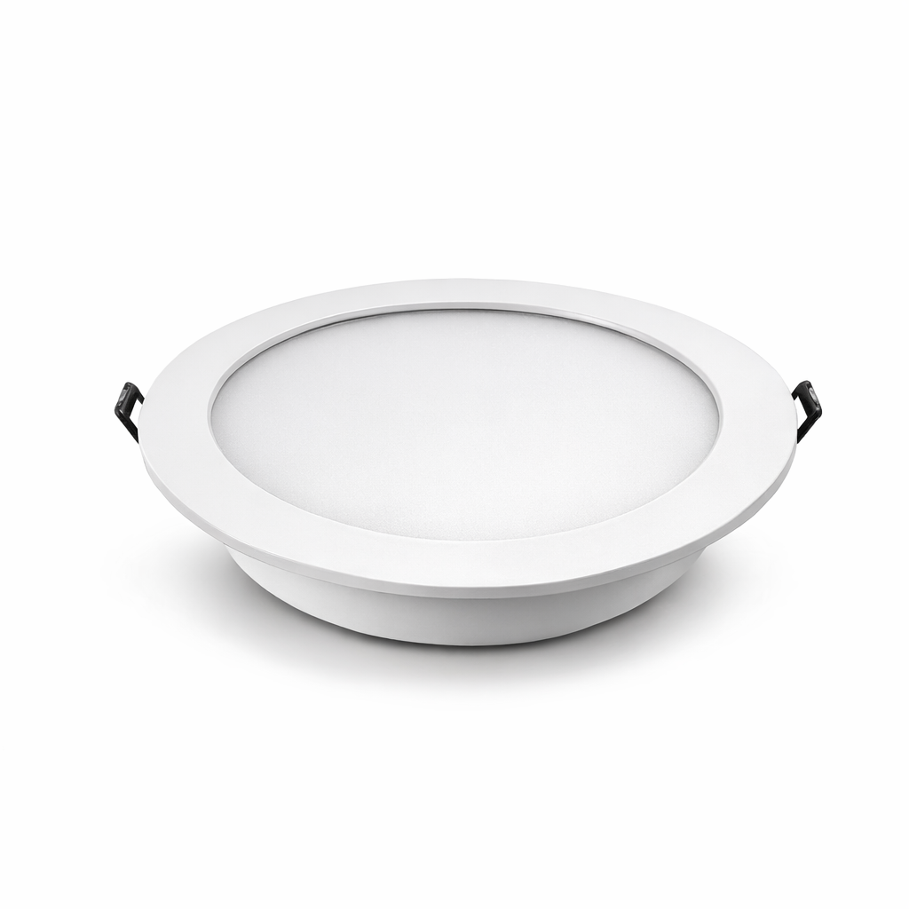 V TEG lampara led panel redondo empotrable 12w